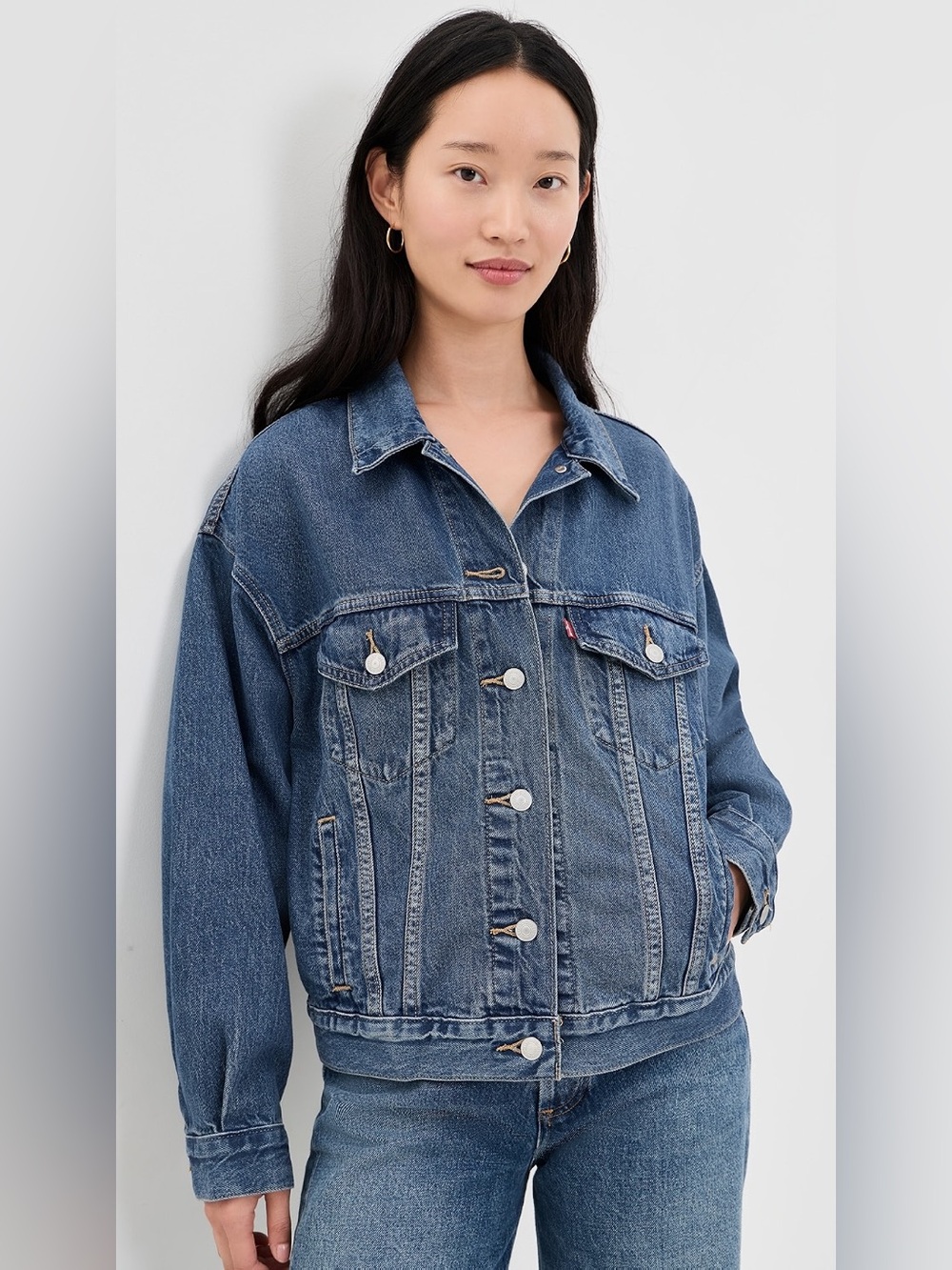 Levi's Vintage 90s Trucker Blue Denim Jacket